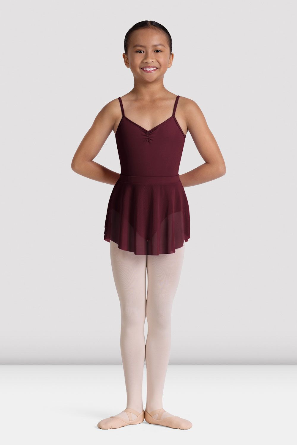 Дитяча спідниця Bloch Viola, бордо, 8-12 лет - 1