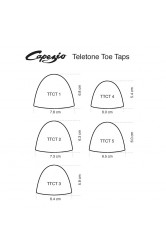 Набійки на взуття для степу Capezio Teletone Toe Taps (носок)