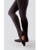 Колготки Capezio Essentials з отвором на стопі, черный, S-M