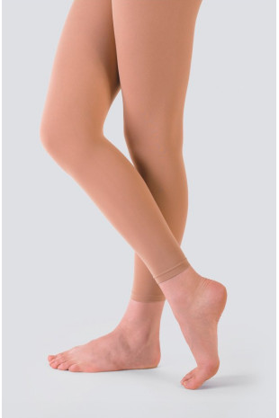 Колготки Capezio Essentials без стопи, загар, L-XL