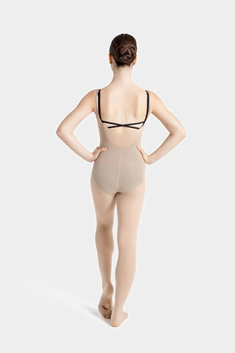 Комбінезон Capezio "Ultra Soft", тілесний, S-M -2