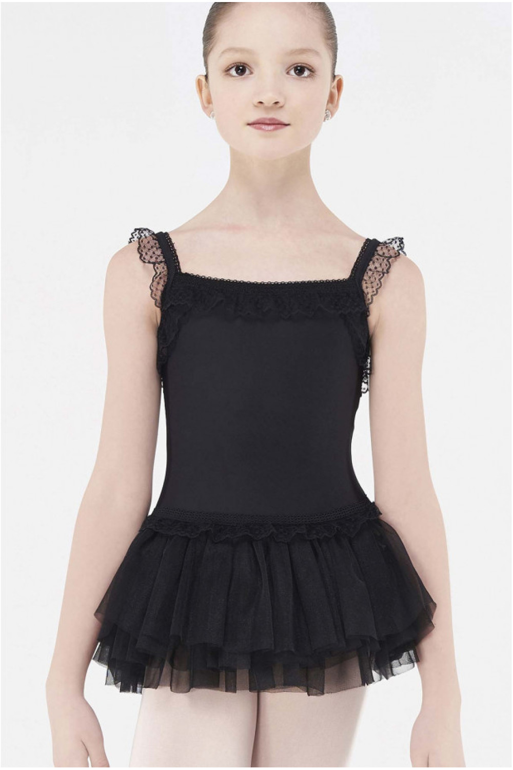 Дитячий купальник з пачкою Wear Moi "Bambou", чорний, 10-12 років - 1