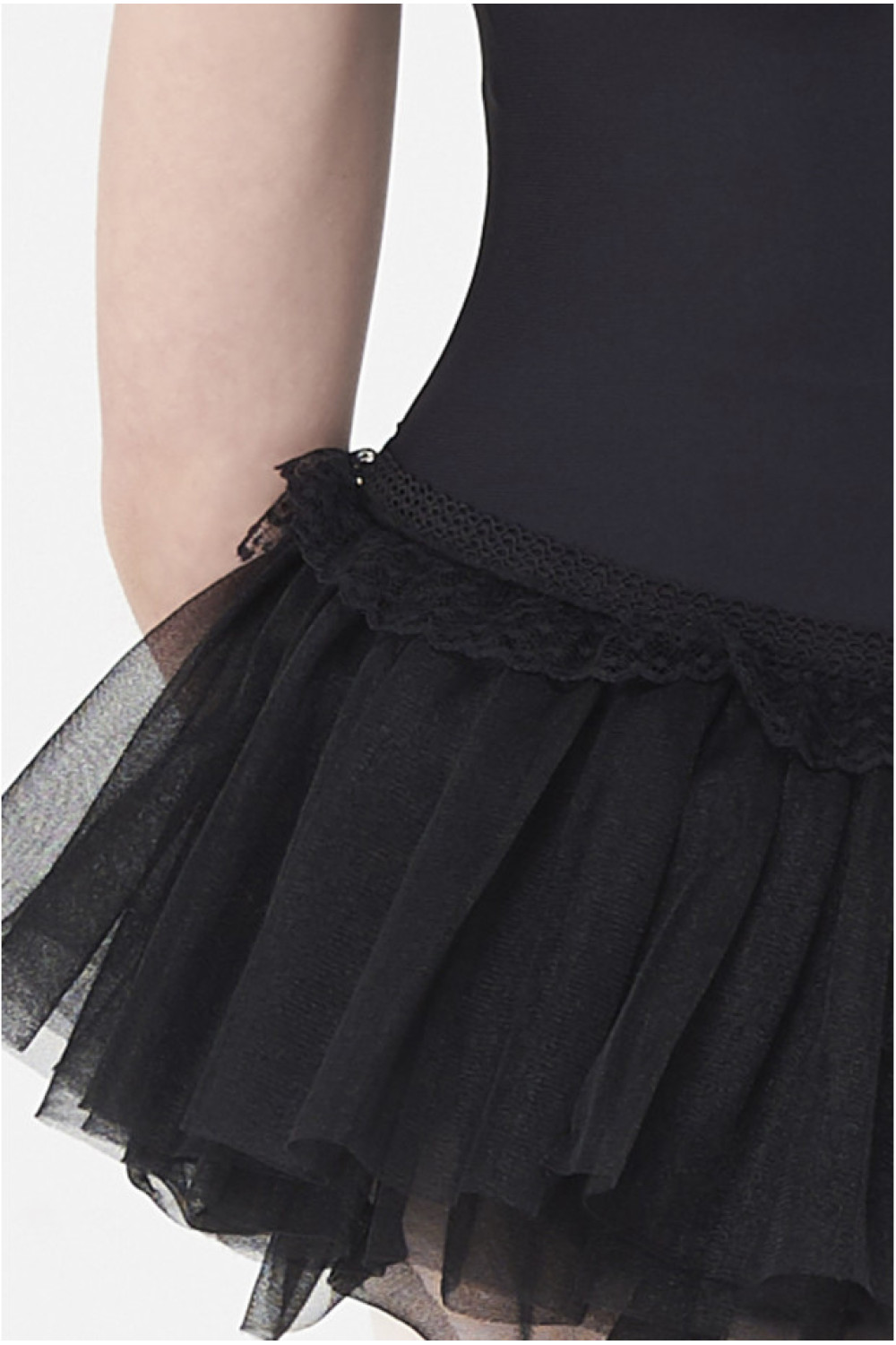 Дитячий купальник з пачкою Wear Moi "Bambou", чорний, 10-12 років -3