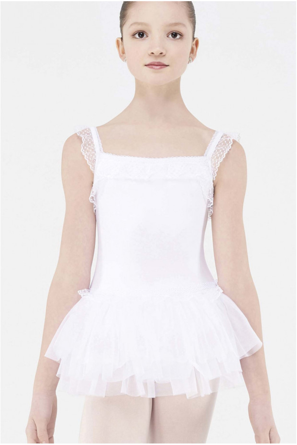 Дитячий купальник з пачкою Wear Moi "Bambou", білий, 4-6 років - 1
