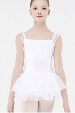 Дитячий купальник з пачкою Wear Moi "Bambou", білий, 4-6 років