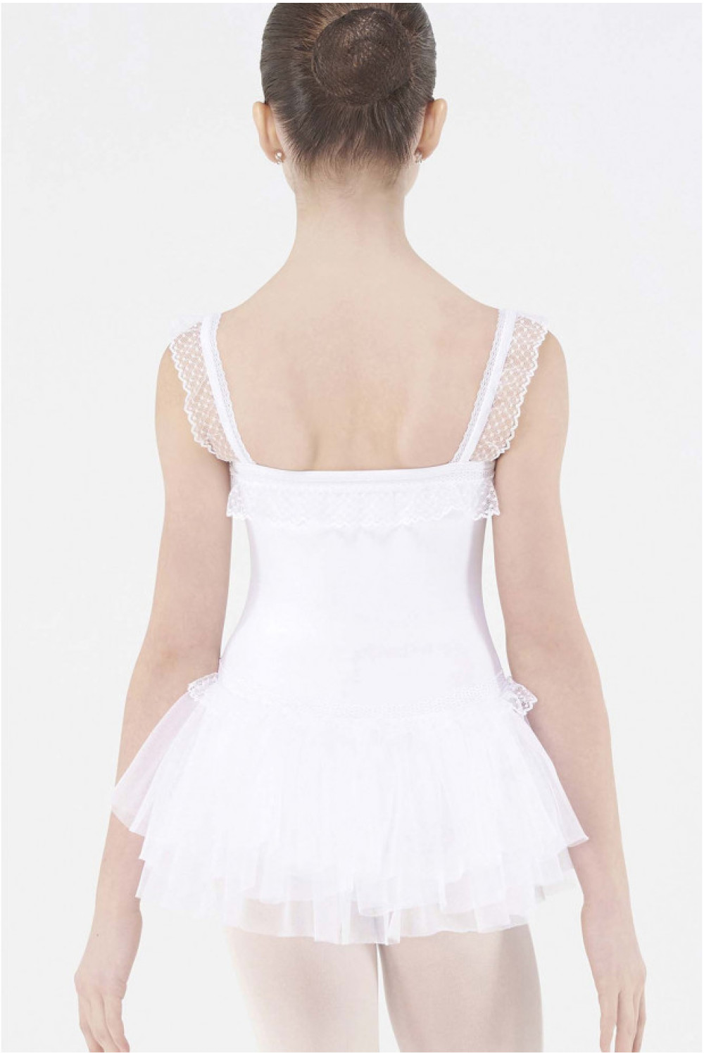 Дитячий купальник з пачкою Wear Moi "Bambou", білий, 4-6 років -2